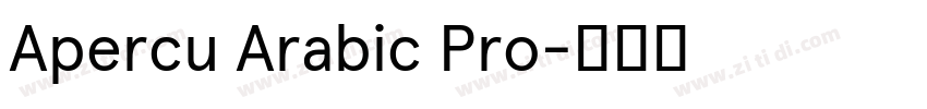 Apercu Arabic Pro字体转换 Apercu Arabic Pro字体转换